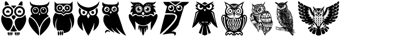 preview image of the Owl font