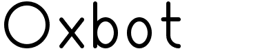 preview image of the Oxbot font
