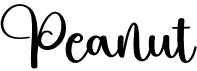 preview image of the Peanut font