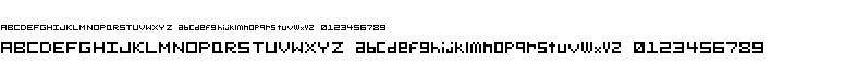 preview image of the Pentapixel font