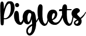 preview image of the Piglets font