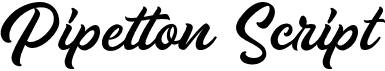 preview image of the Pipetton Script font