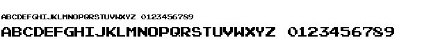 preview image of the Pixel Emulator font