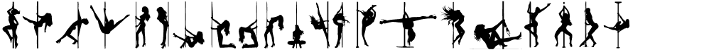 preview image of the Pole Dance font