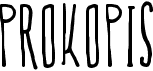 preview image of the Prokopis font