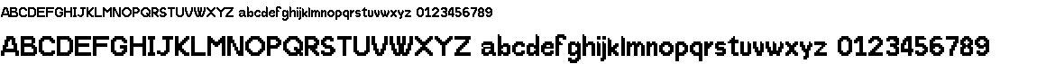 preview image of the ProtoPixel1 font