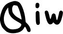 preview image of the Qiw font