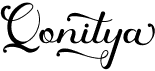 preview image of the Qonitya font