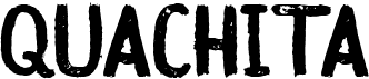 preview image of the Quachita font