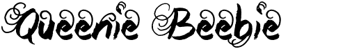 preview image of the Queenie Beebie font