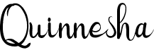 preview image of the Quinnesha font