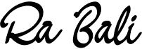 preview image of the Ra Bali font