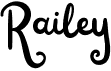 preview image of the Railey font