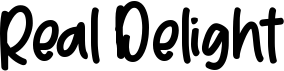 preview image of the Real Delight font