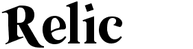 preview image of the Relic font