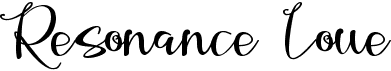 preview image of the Resonance Love font