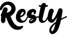 preview image of the Resty font