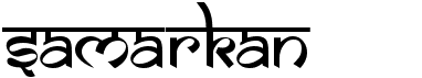preview image of the Samarkan font