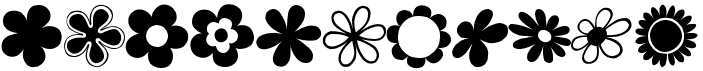preview image of the Saru's Flower Ding font