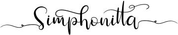 preview image of the Simphonitta font