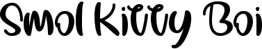 preview image of the Smol Kitty Boi font