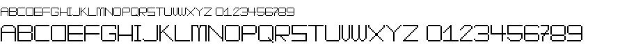 preview image of the SpikeyBit font