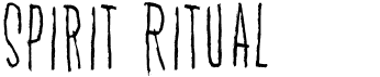 preview image of the Spirit Ritual font