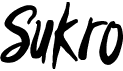 preview image of the Sukro font