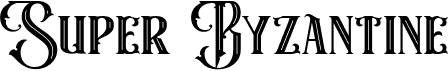 preview image of the Super Byzantine font