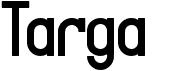 preview image of the Targa font