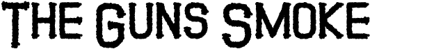 preview image of the The Guns Smoke St font
