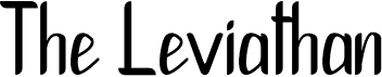 preview image of the The Leviathan font