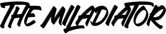 preview image of the The Miladiator font