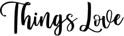 preview image of the Things Love font