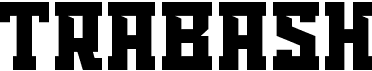 preview image of the Trabash font