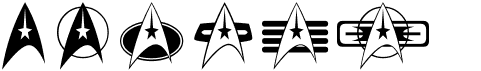 preview image of the Trek Arrowheads font