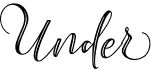 preview image of the Under Script font