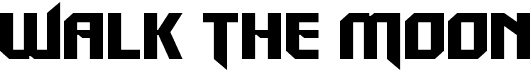preview image of the Walk The Moon font