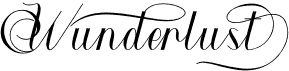 preview image of the Wunderlust font