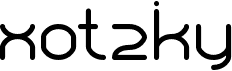 preview image of the Xotzky font