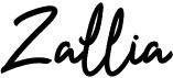 preview image of the Zallia font