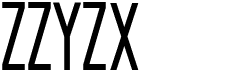 preview image of the Zzyzx font