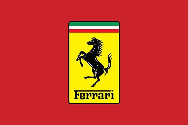 image of the official Ferrari font