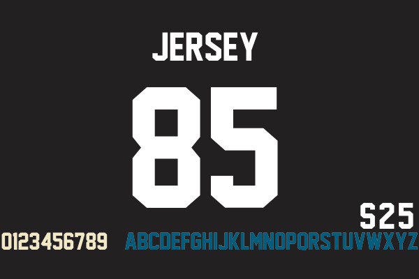 image of the official Jersey Font Generator